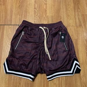 Darc Sport Shorts Mens Medium Purple Wolves Mesh Ohana Gym Bodybuilding